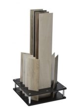 Black Cotswold 12 Slot Slotted Display Stand With Tiles